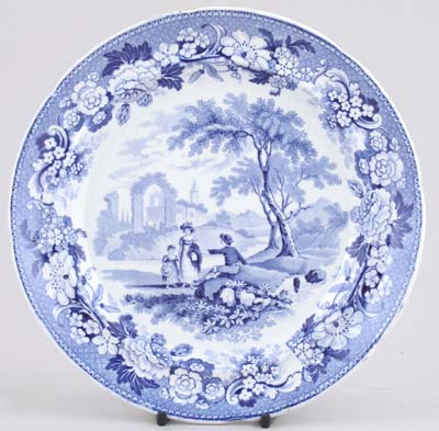 Dessert Plate Beeston Priory c1825
